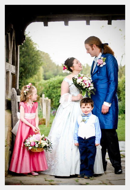 Flowergirl dress and pageboy wiastcoat by Felicity Westmacott
